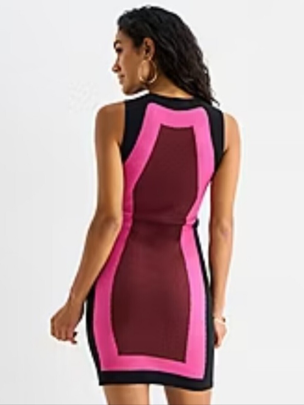 Bold Elements Womens Sleeveless Sweater Dress - Picture 3 of 5